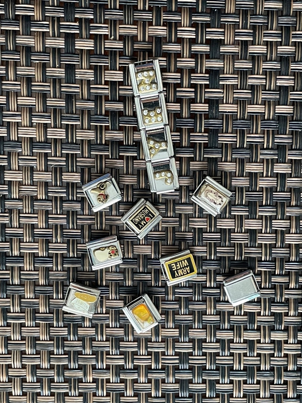 Italian Charms for  bracelets, Bracelet charms, DIY Removable a lot